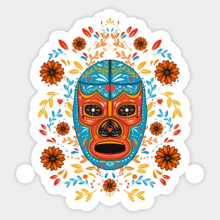 Mexican Wrestler Lucha Libre Sticker